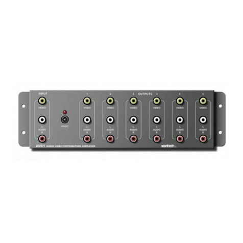 Xantech AV-61 User manual