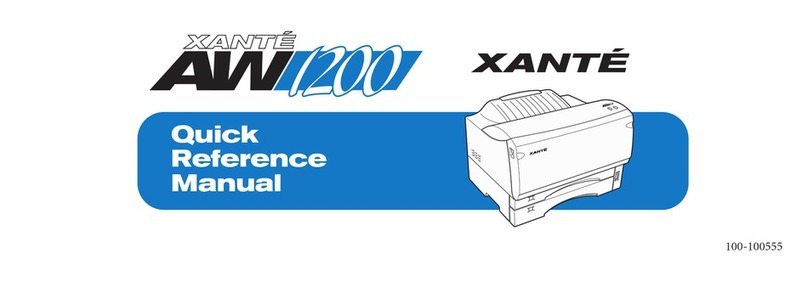 Xante AW 1200 Service manual