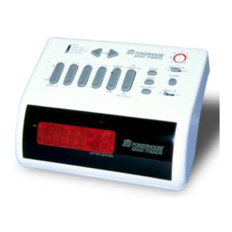 X10 Mini Timer MT10A User manual