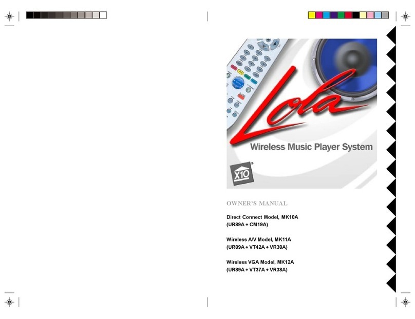 X10 MK10A owner's manual