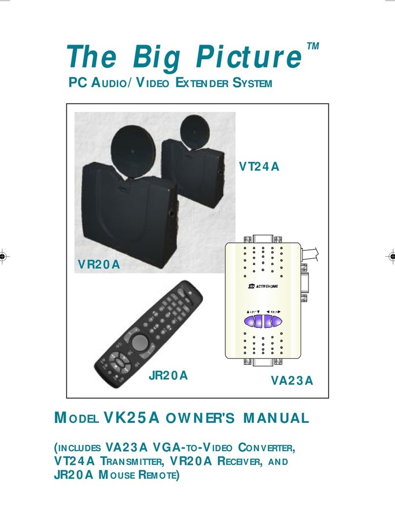 X10 Big Picture VK25A User manual
