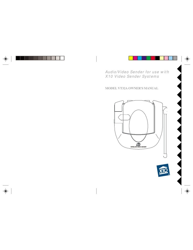 X10 VT32A owner's manual
