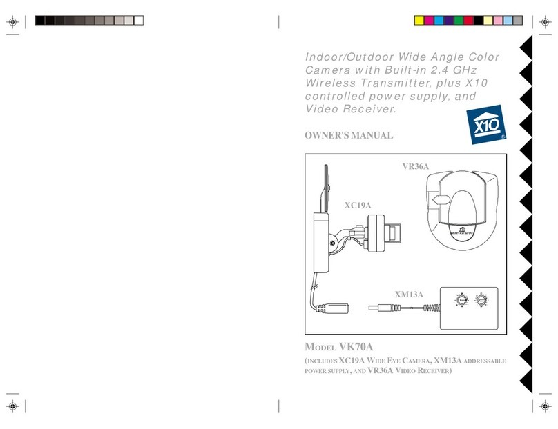 X10 VK70A User manual