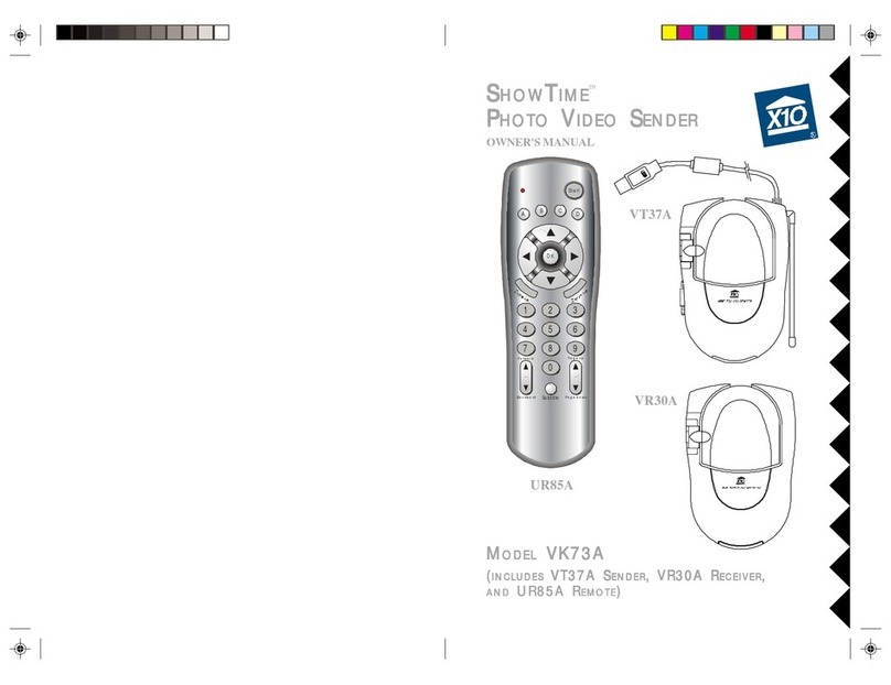 X10 SHOWTIME VK73A User manual X10 SHOWTIME VK73A User manual