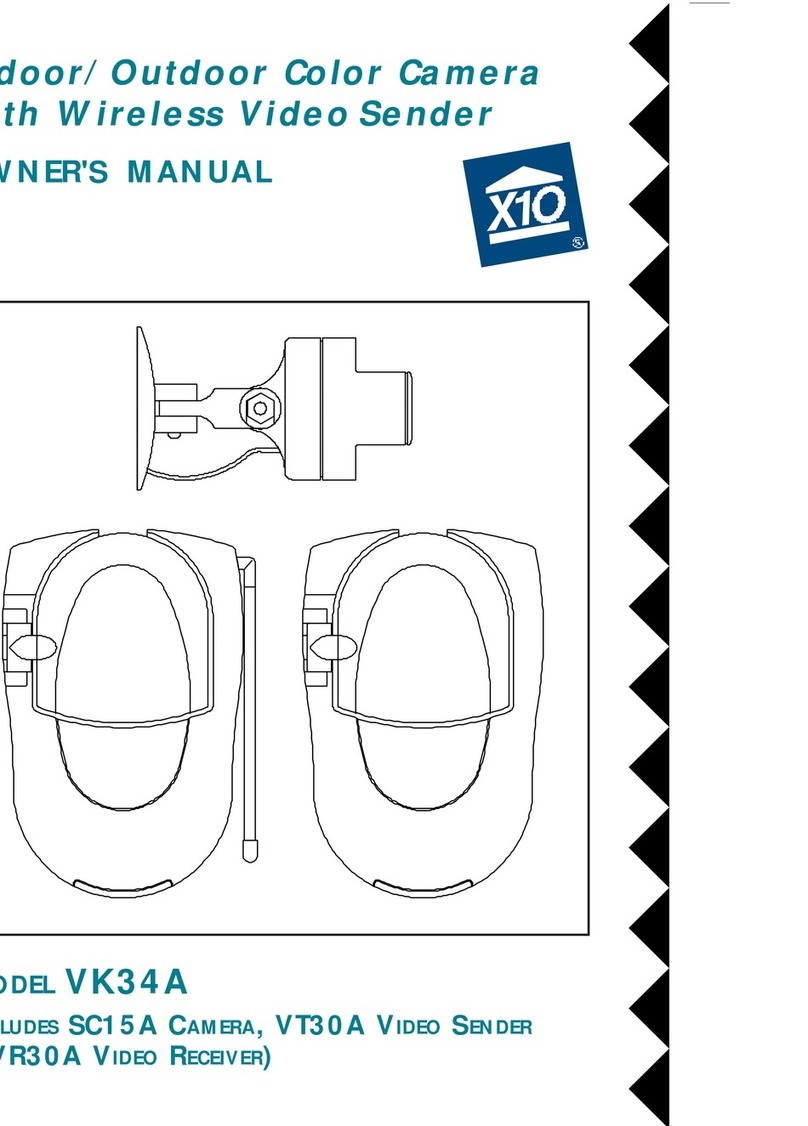 X10 VK34A User manual