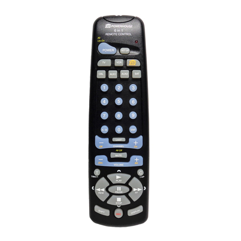 X10 SUPERREMOTE UR19A Installation and operating instructions