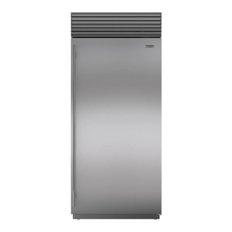 Sub-Zero 600 Series BI-36F User manual
