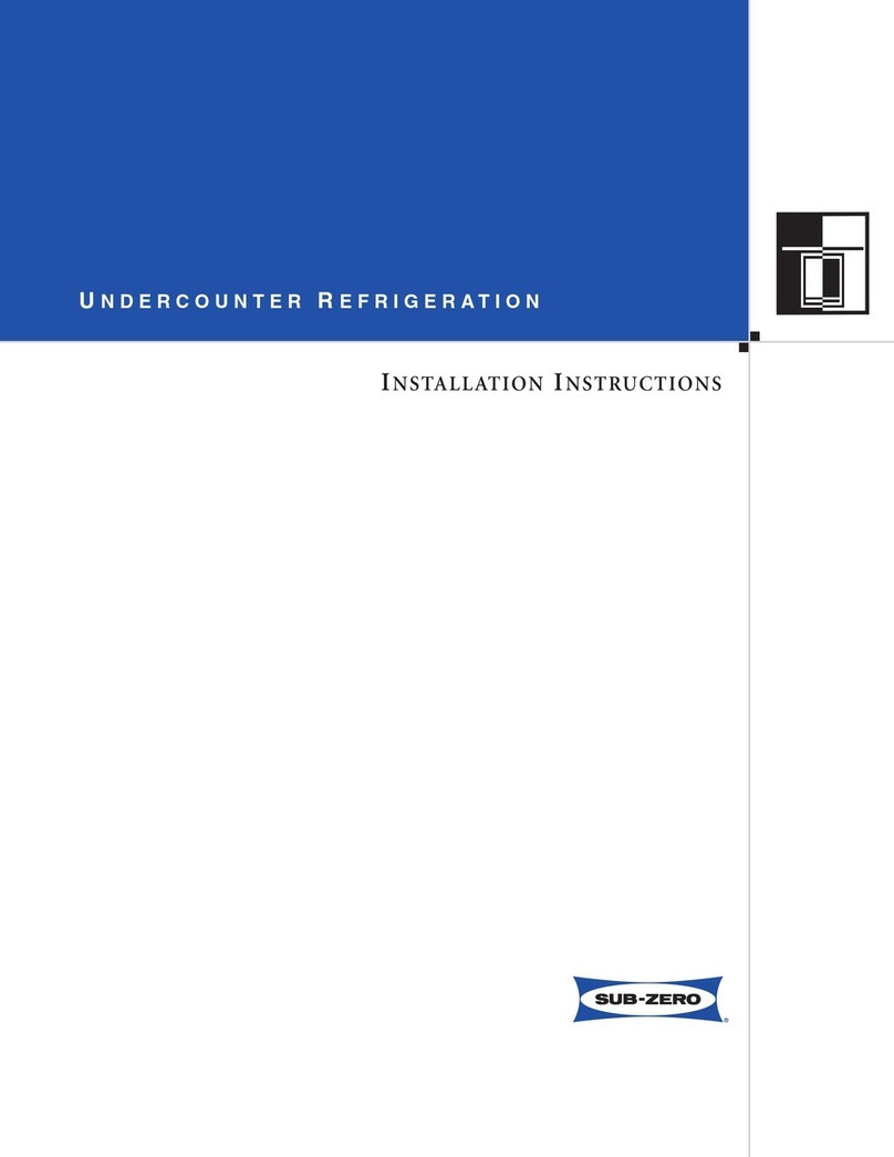 Sub-Zero UC-24B User manual