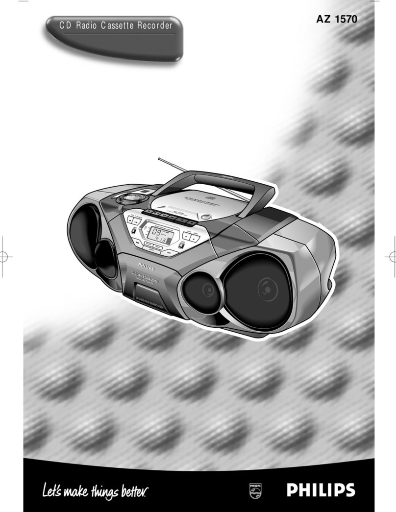 Philips AZ1570 User manual