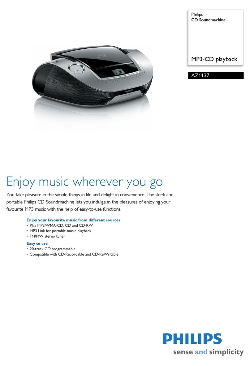 Philips AZ1137 brochure