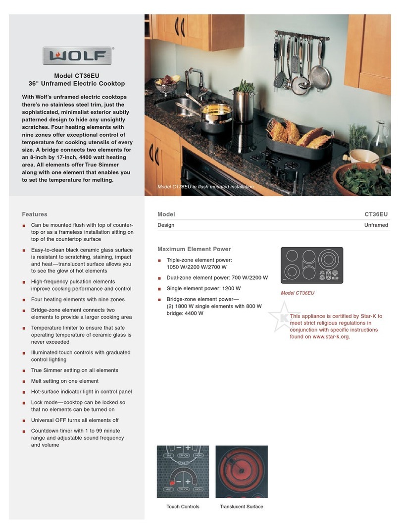 Wolf CT36EU User manual