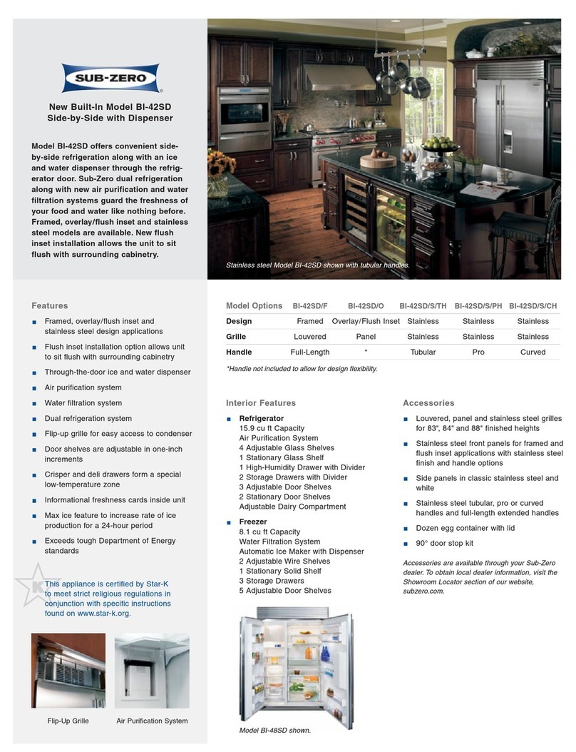Wolf 600 Series BI-42SD User manual