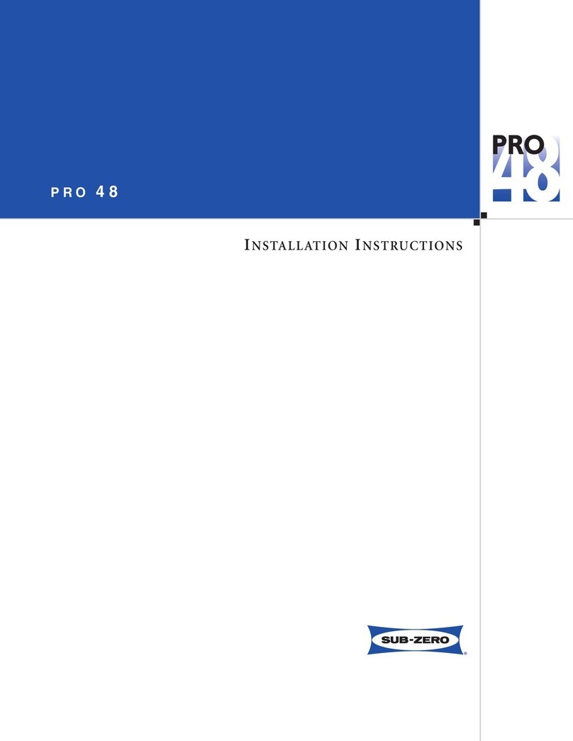 Sub-Zero 648PRO User manual