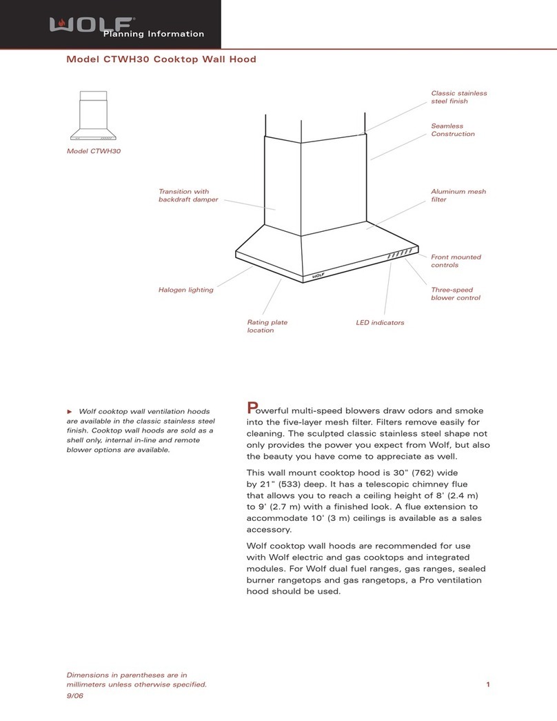 Wolf CTWH30 Instructions for use Wolf CTWH30 Instructions for use