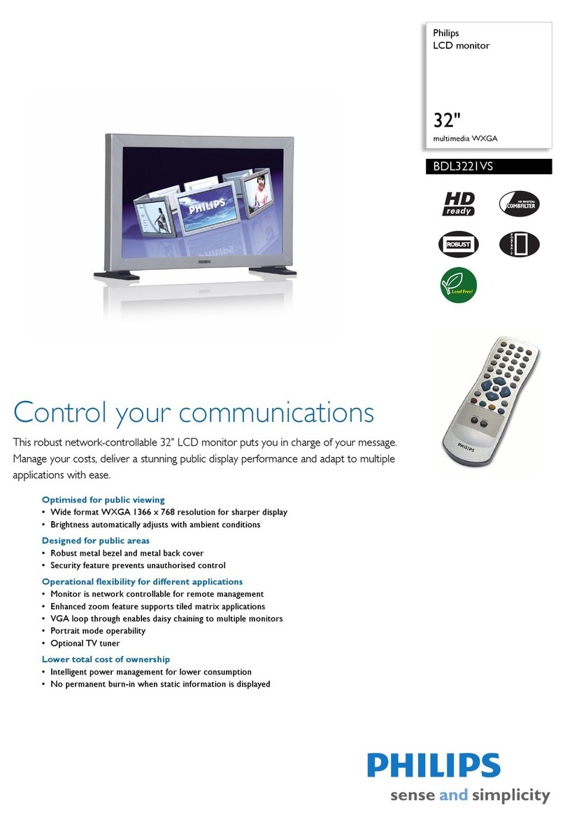 Philips BDL3221VS User manual