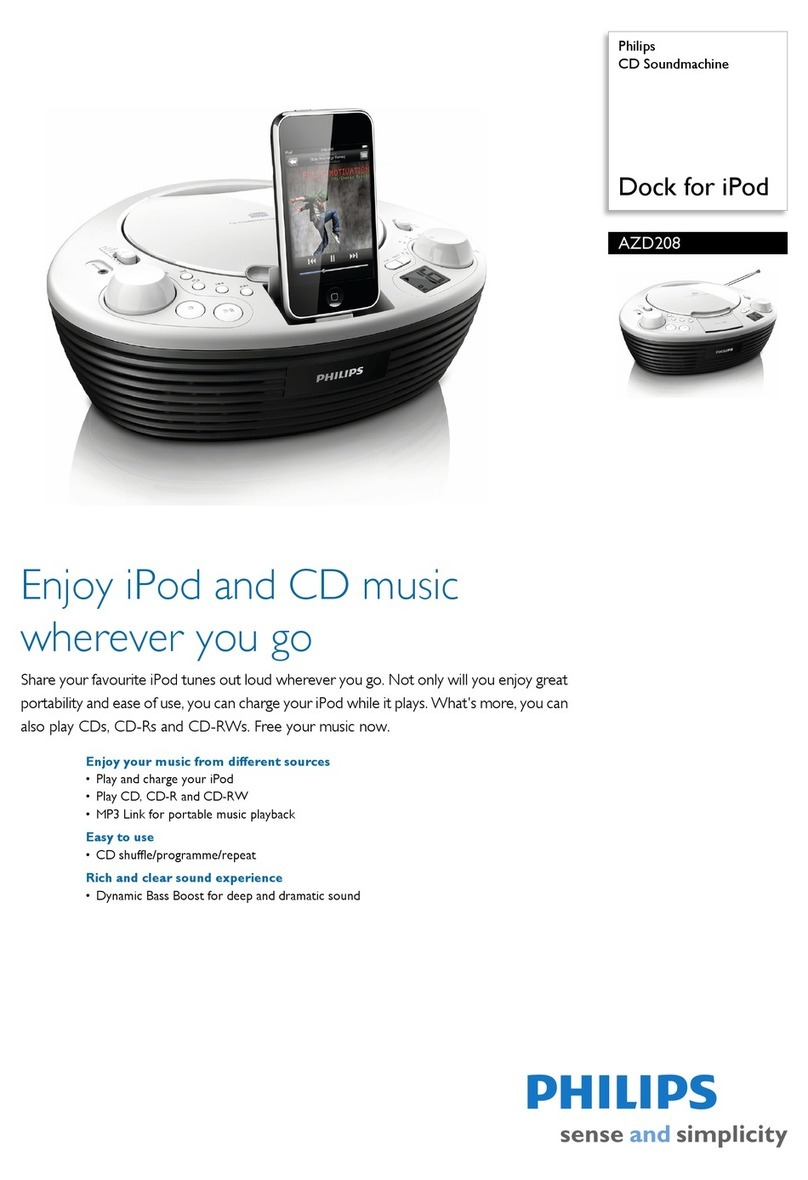 Philips AZD208 User manual