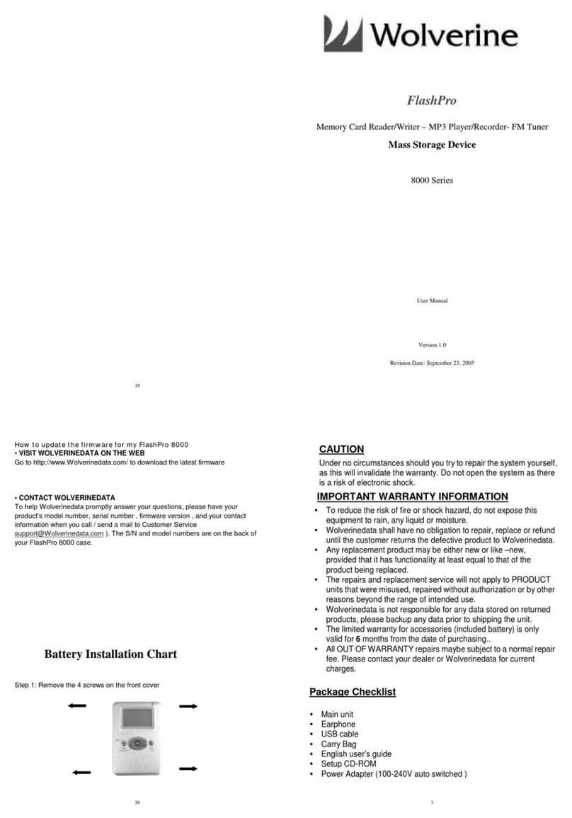 Wolverine FlashPro 8000 Series user manual