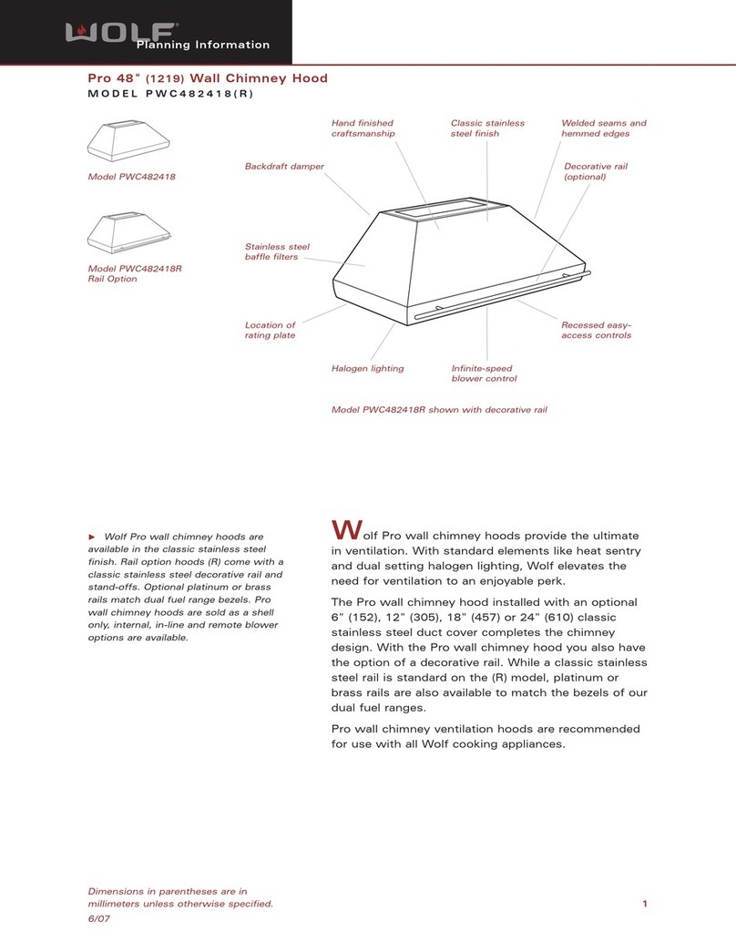 Wolf PWC482418 Specifications