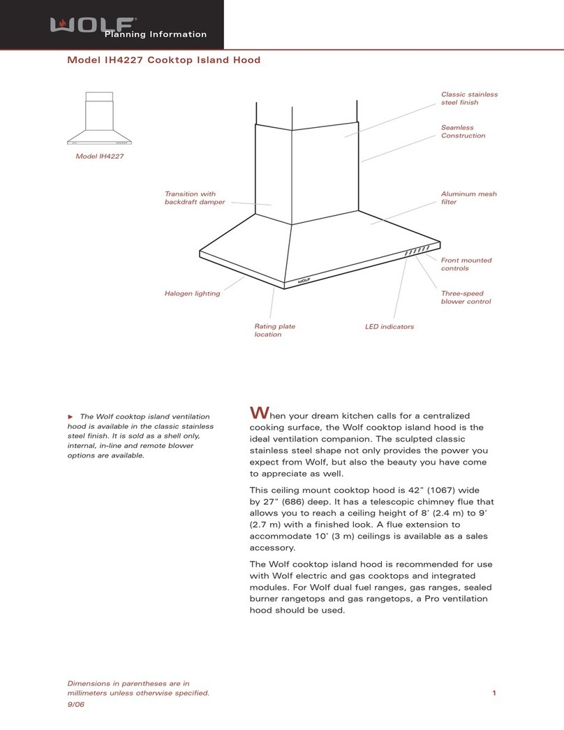 Wolf IH4227 Specifications