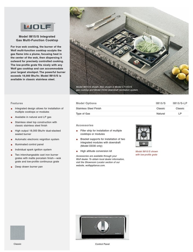 Wolf IM15/S Specifications