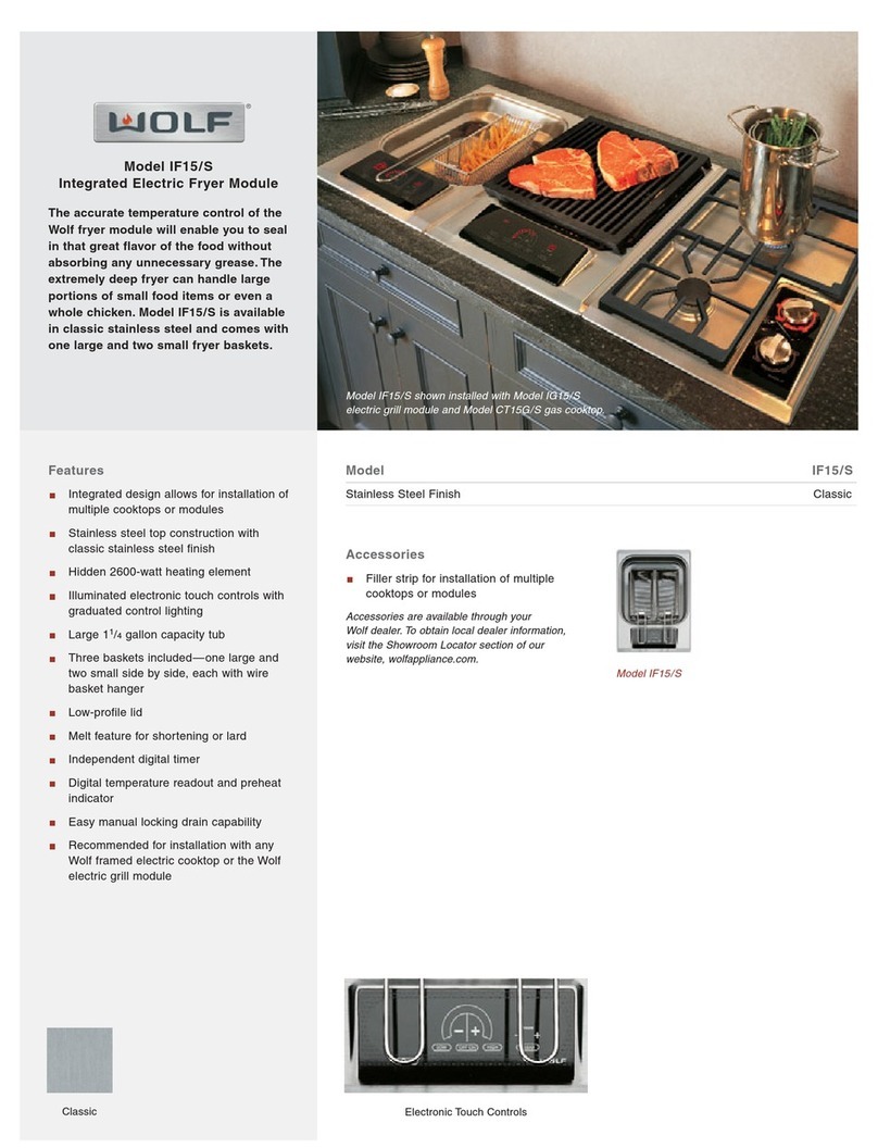 Wolf IF15/S Specifications