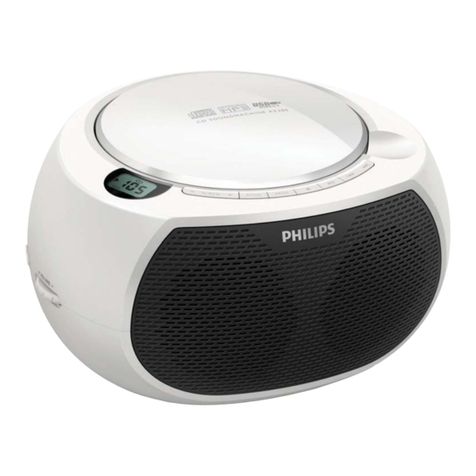 Philips AZ380W User manual Philips AZ380W User manual