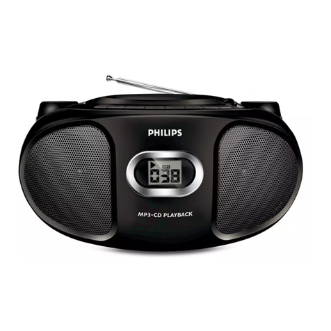 Philips AZ302 User manual