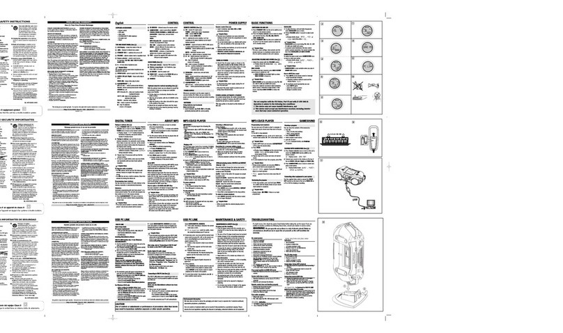 Philips AZ2538 user manual