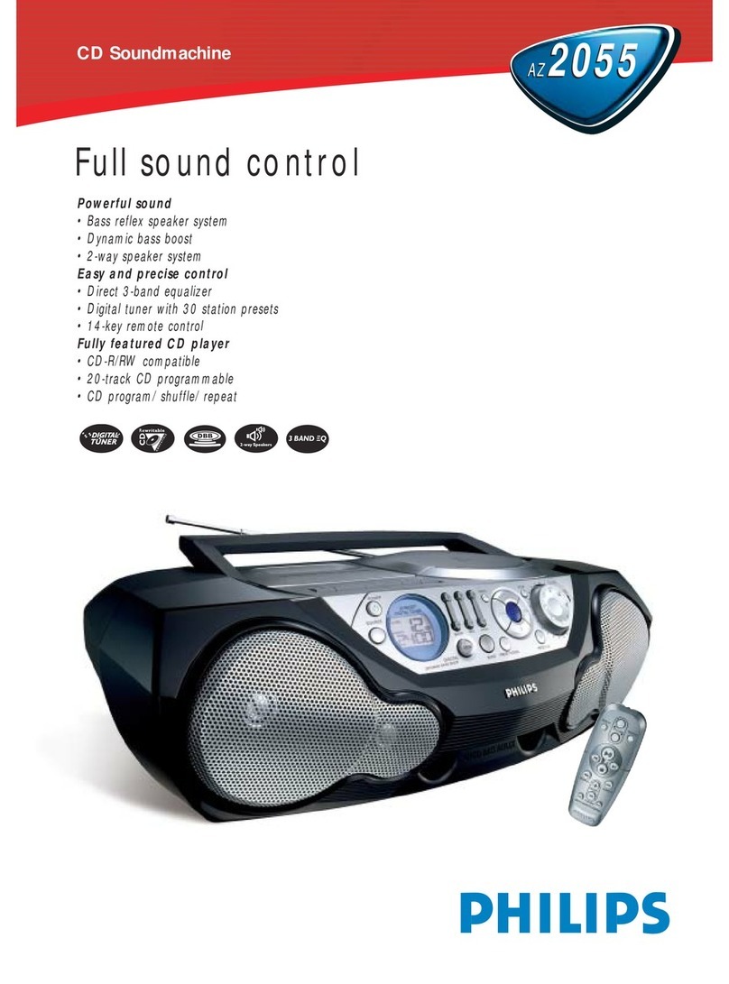 Philips AZ-2055 User manual