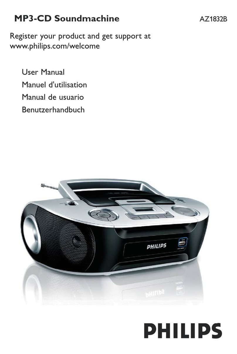 Philips AZ1832B User manual Philips AZ1832B User manual