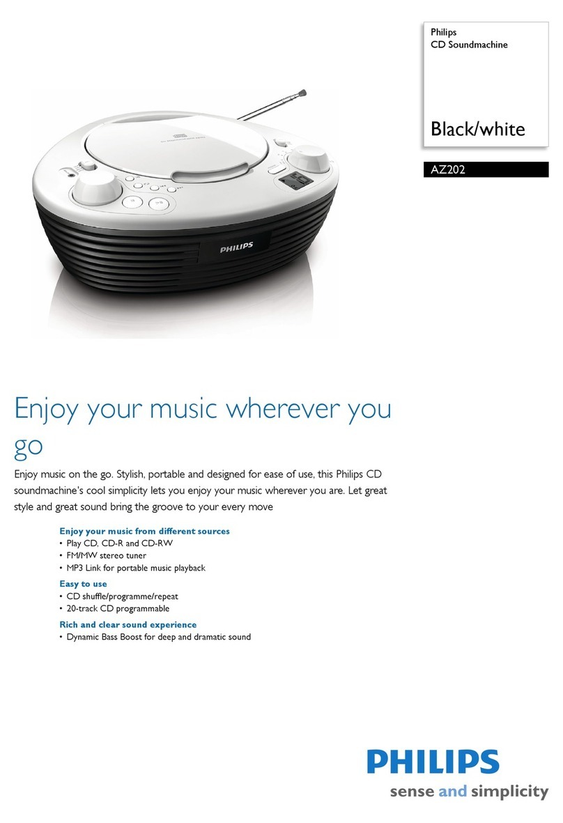 Philips AZ202 User manual