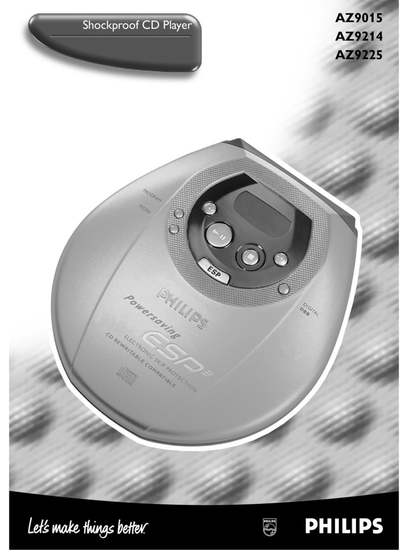 Philips AZ9015 user manual