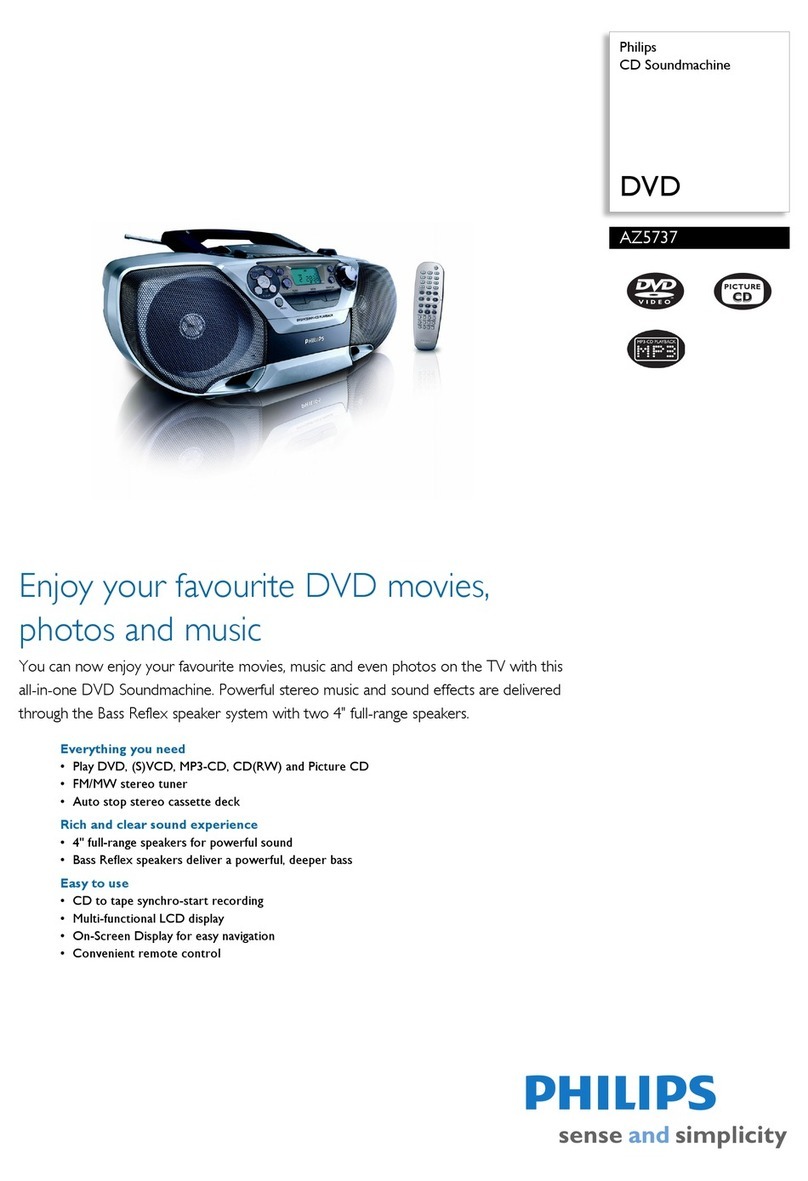 Philips AZ5737 Specifications