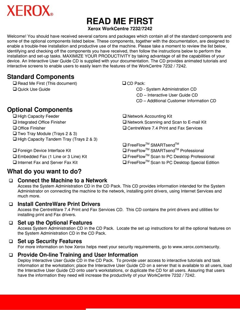 Xerox WorkCentre 7232 Manual