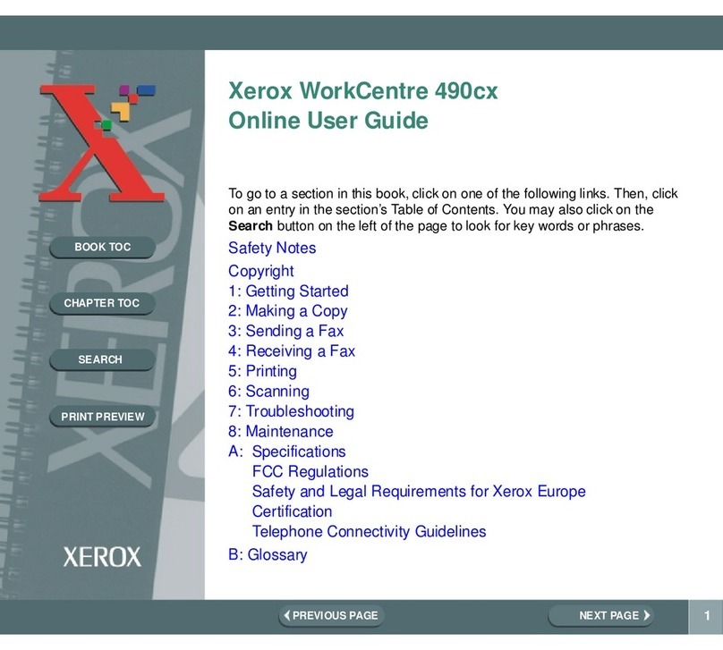 Xerox WorkCentre 490cx Technical manual