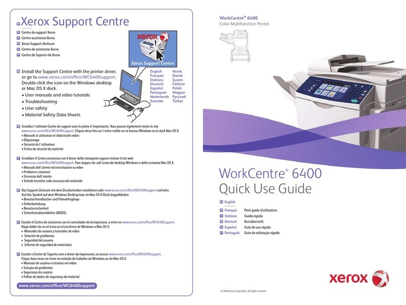 Xerox WorkCentre 6400S Operating manual