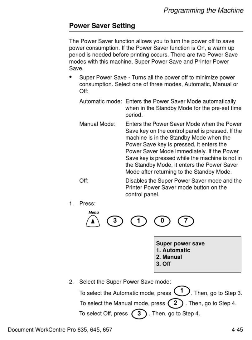 Xerox WorkCentre Pro 657 Manual