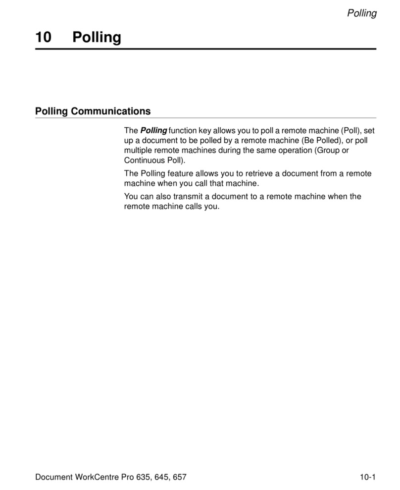 Xerox WorkCentre Pro 657 User manual