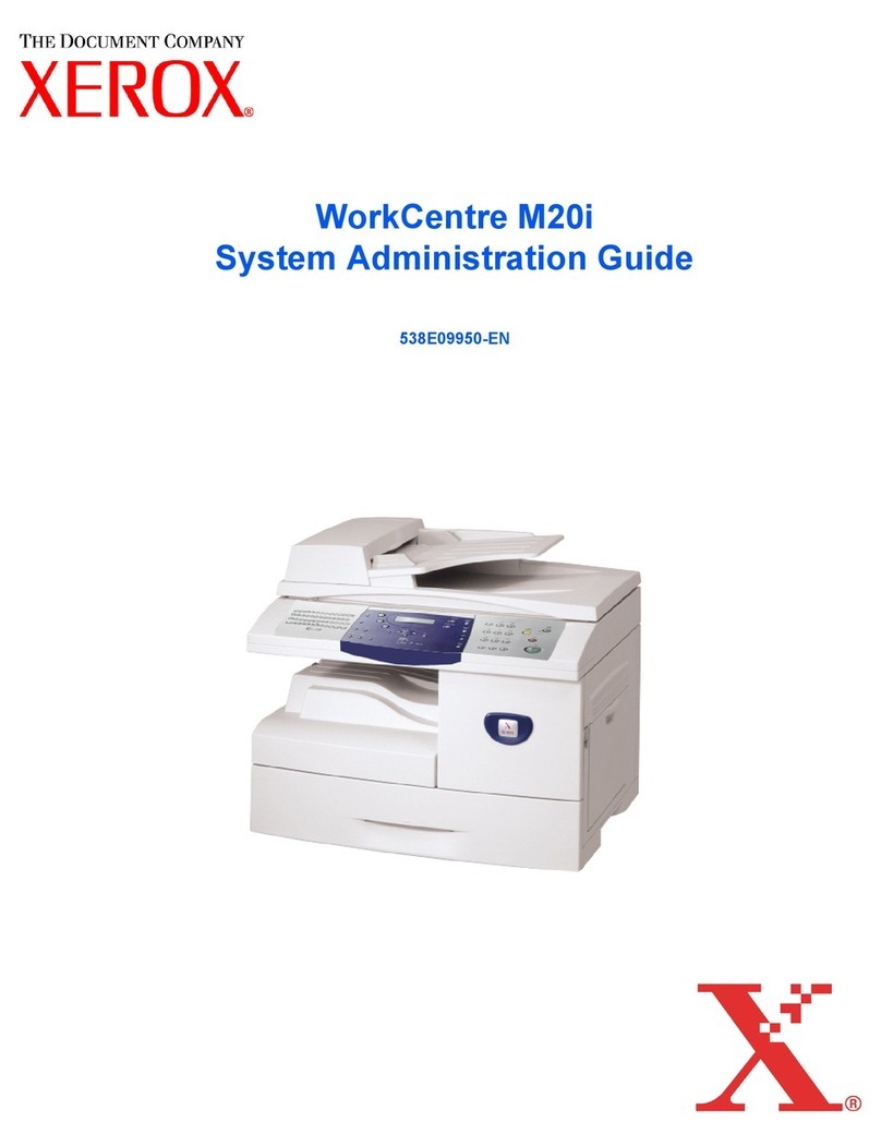 Xerox M20I - WorkCentre B/W Laser Instruction Manual