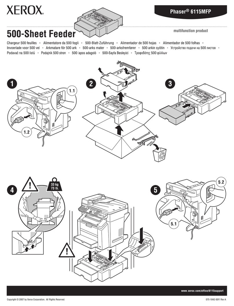 Xerox Phaser 6115 MFP User manual Xerox Phaser 6115 MFP User manual