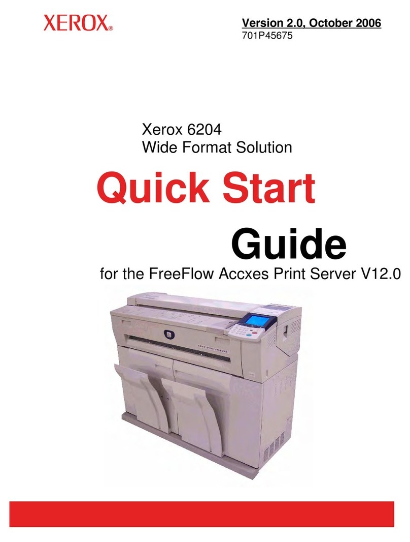 Xerox Wide Format 6204 User manual