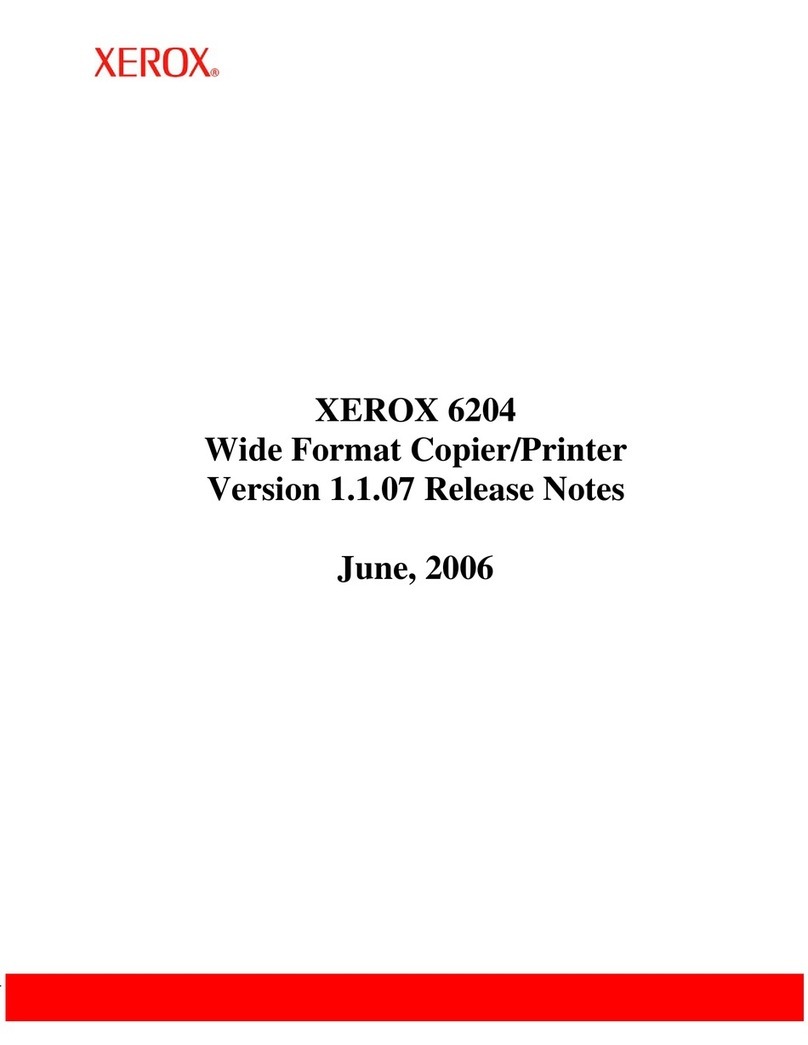 Xerox Wide Format 6204 Instruction Manual