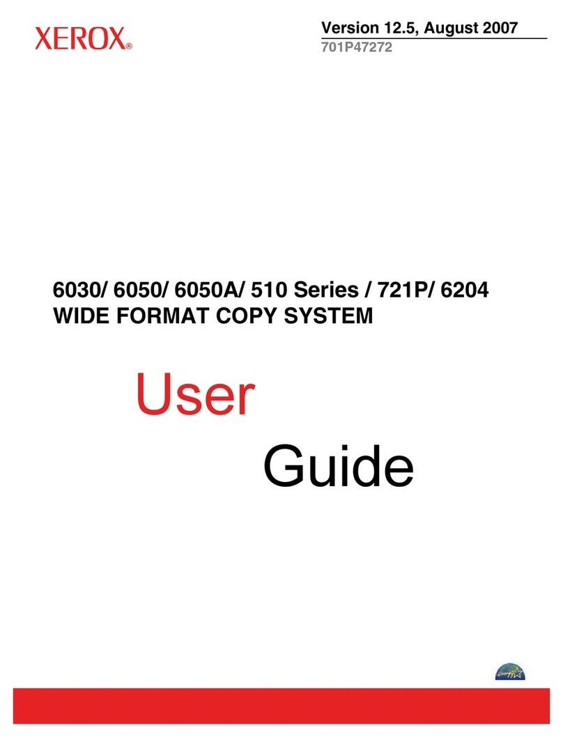 Xerox Wide Format 6030 User manual