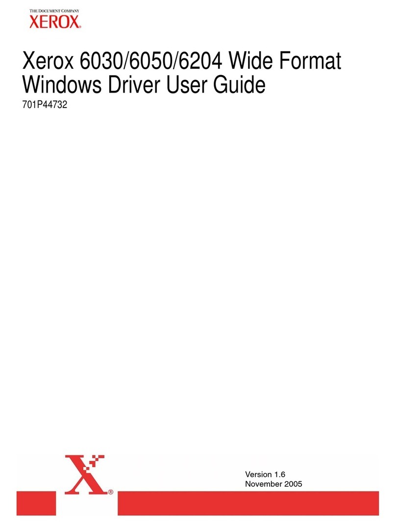 Xerox Wide Format 6030 Quick start guide Xerox Wide Format 6030 Quick start guide