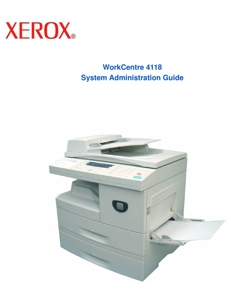 Xerox WorkCentre 4118 Instruction Manual