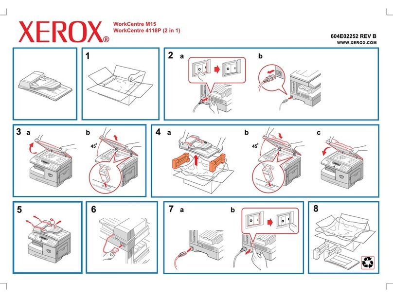 Xerox 4118P - WorkCentre B/W Laser User manual