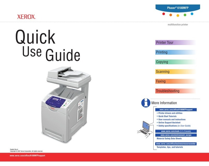Xerox Phaser 6180MFP Operating manual Xerox Phaser 6180MFP Operating manual
