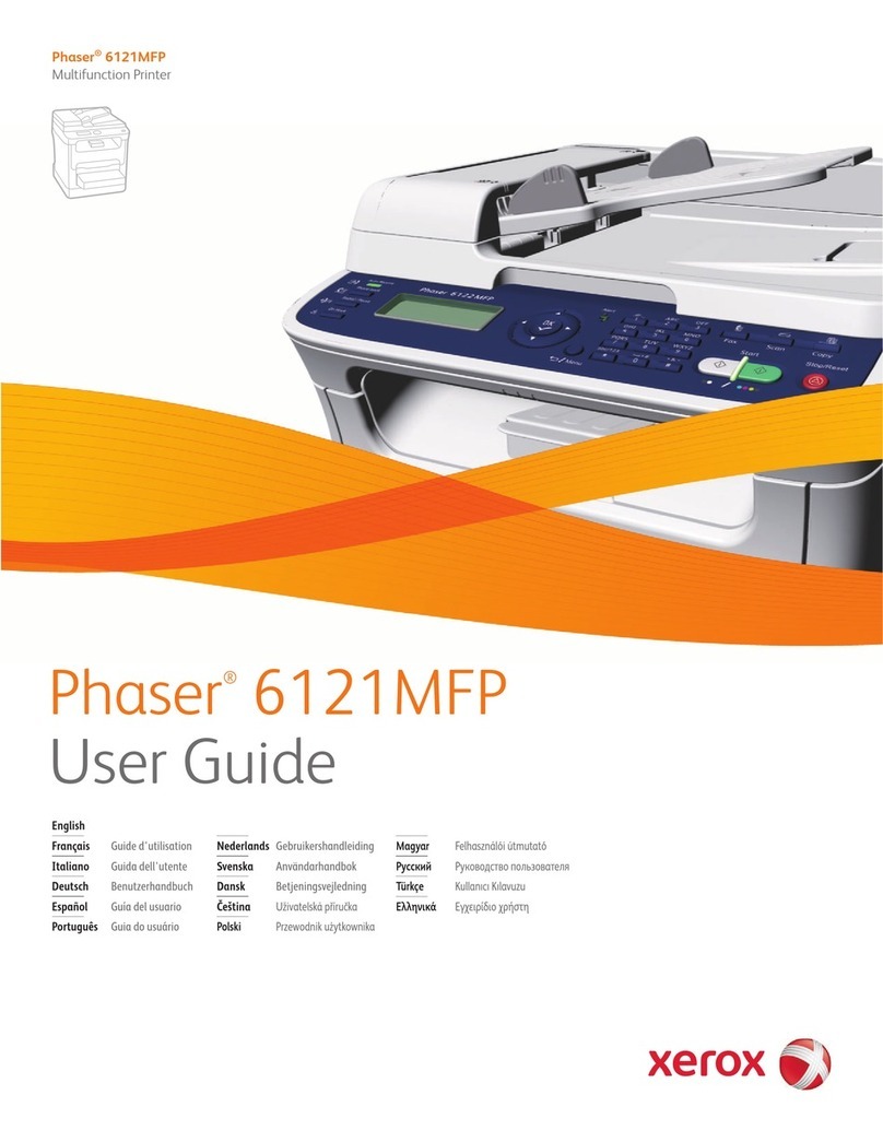 Xerox PHASER 6121MFP User manual