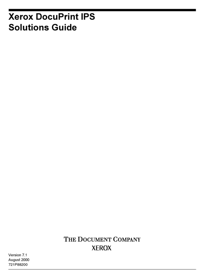 Xerox DocuPrint 180 User manual