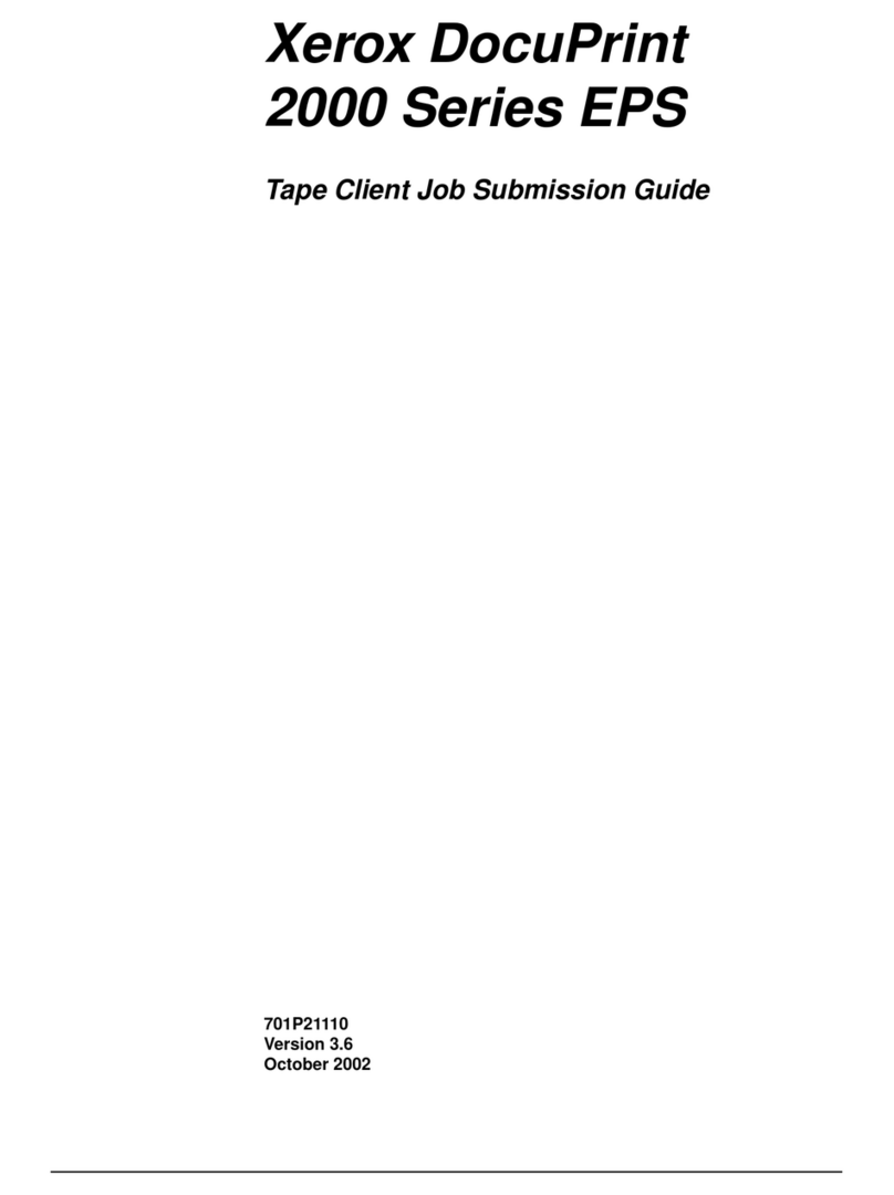 Xerox Nuvera 100 Manual